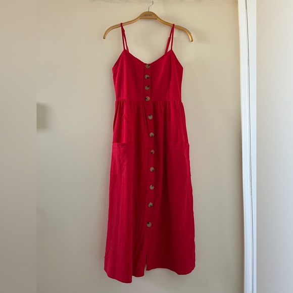 Red summer dress ❤️ - Picture 1 of 6